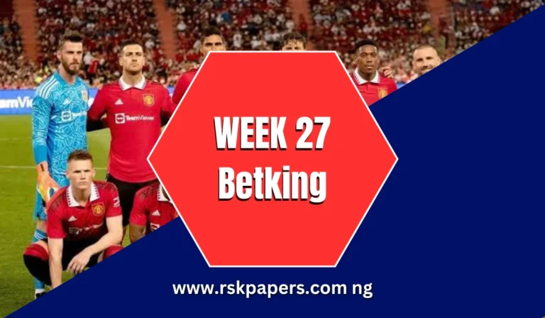 Week 27 betking pool codes 2025