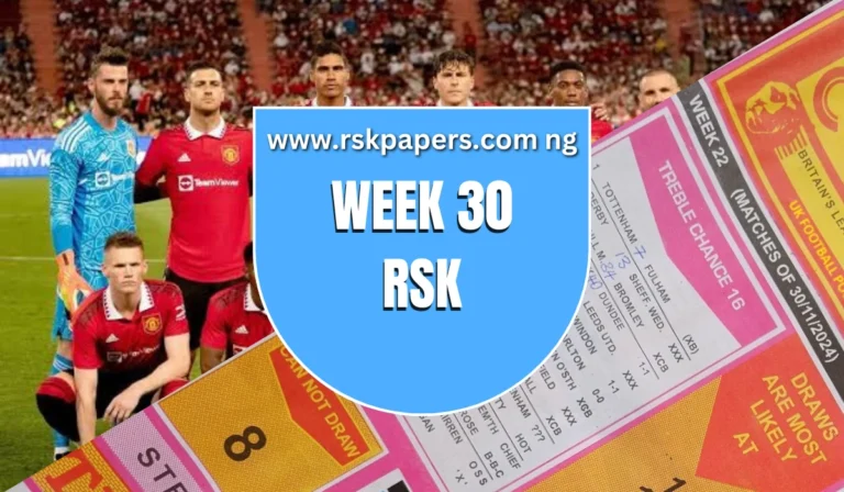 Week 30 pool rsk papers 2025