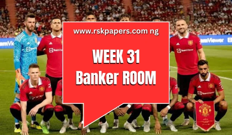 Week 31 banker room 2025