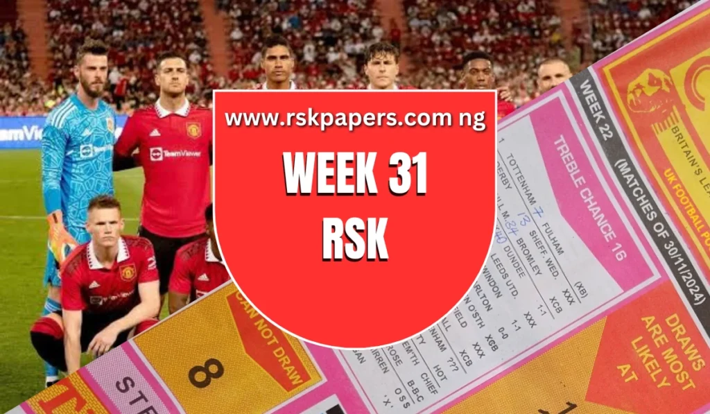 Week 31 pool rsk papers 2025