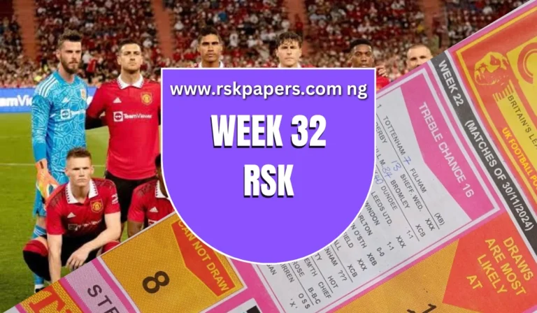 Week 32 pool rsk papers 2025