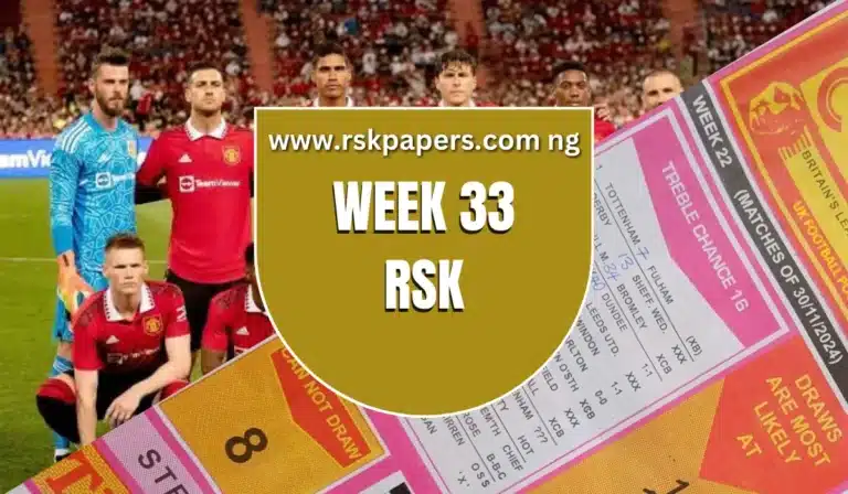 Week 33 Pool RSK Papers 2025