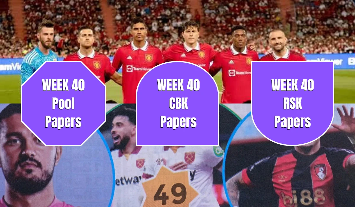 complete week 40 pool papers 2025