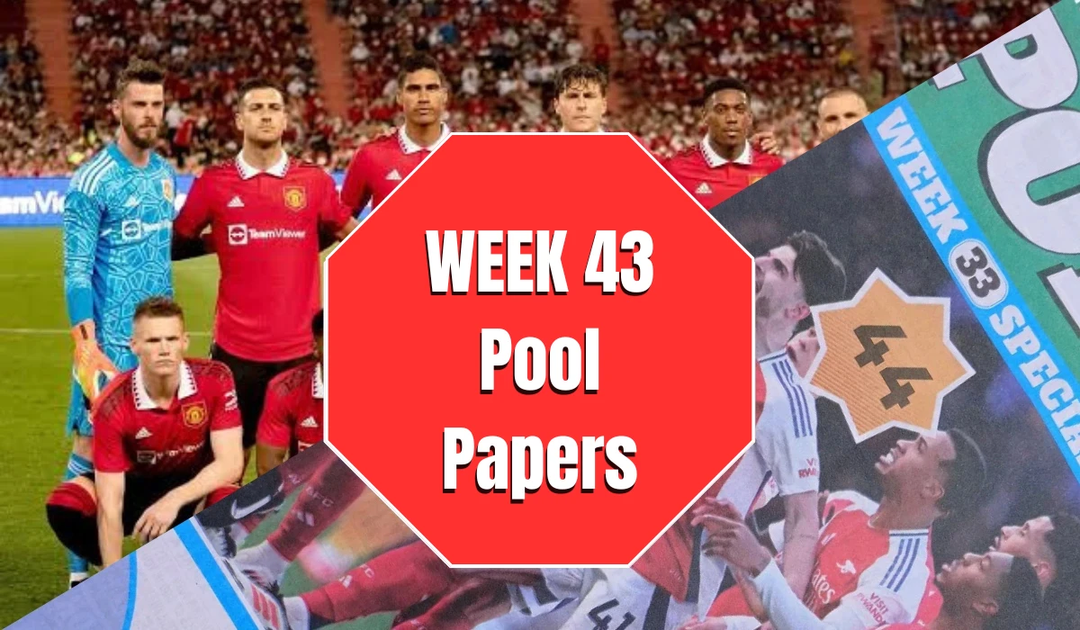 week 43 pool papers 2025