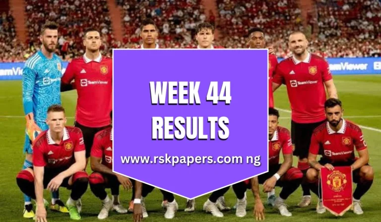 week 44 pool results 2025
