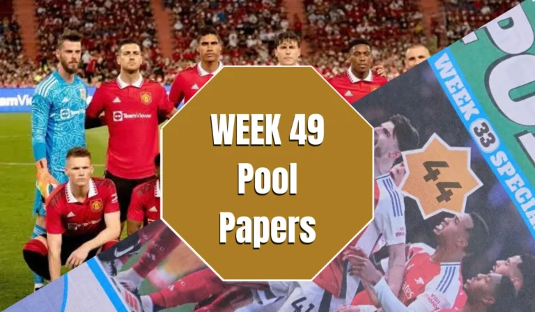 Week 49 pool papers 2025