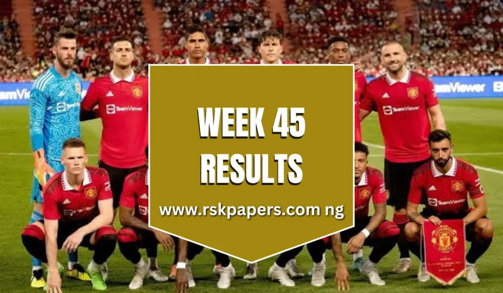 Week 45 Pool Result 2025